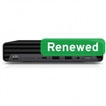 HP Renewed Grade B  EliteDesk 805 G6 Desktop Mini  AMD Ryzen 5 PRO  2400GE  16 GB