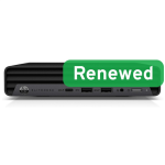HP Renewed Grade B  EliteDesk 805 G6 Desktop Mini  AMD Ryzen 5 PRO  4650GE  16 GB