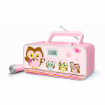 Muse  M-29KP  Portable radio CD/MP3 player with USB  30 W  Pink/Image