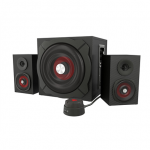 GENESIS Helium 610BT Computer Speakers, Wired, Bluetooth, Black  Genesis  Helium 610BT  Bluetooth  Red/Black