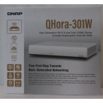 SALE OUT. QNAP QHora-301W WiFi 6 up to 3.5Gbps Speed AX optimized Quad-Core Processor 4x4 MU-MIMO & OFDMA 2* 10GbE (Multi-Gig) WAN/LAN adjus  SALE OUT. QNAP Dual bandRouter  QHora-301W  802.11ax  Ethernet LAN (RJ-45) ports 6