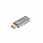 Lanberg Displayport (M) to HDMI (F) Adapter 4K, Silver  AD-DP-HD-01