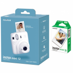 Fujifilm  Instax Mini 12 Camera + Instax Mini Glossy (10pl)  Caly White  800