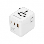 Gembird Universal travel power adapter  TPA-1A2C20-01-W  20 W  Travel Adapter