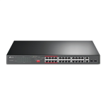 TP-LINK  24-Port Gigabit Switch  TL-SL1226P  Unmanaged  Rackmountable