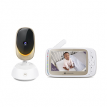 Motorola  Wi-Fi Video Baby Monitor with Mood Light  VM85 CONNECT 5.0"  White/Gold