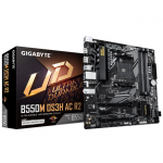 Gigabyte B550M DS3H AC R2  Processor family AMD  Processor socket AM4  DDR4 DIMM  Supported hard disk drive interfaces SATA, M.2
