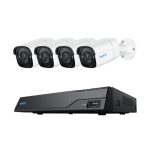 Reolink  Super HD Security Camera System  NVS8-5MB4  Bullet  5/4 MP