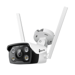 TP-LINK  VIGI 4MP Outdoor Full-Color Wi-Fi Network Camera  VIGI C340-W  Bullet  4 MP