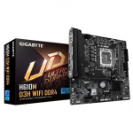 Gigabyte H610M D3H WIFI DDR4  Processor family Intel  Processor socket LGA1700  Supported hard disk drive interfaces SATA, M.2  Number of SATA connectors 4