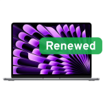 Apple Renewed Grade A  MacBook Air (13-inch, M3, 2024)&lrm; A3113  13.3 "  8 GB  SSD