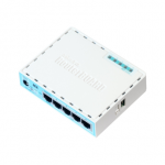 Mikrotik Wired Ethernet Router (No Wifi) RB750Gr3, hEX, Dual Core 880MHz CPU, 256MB RAM, 16 MB (MicroSD), 5xGigabit LAN, USB, PCB and Voltage temperature monitor, Beeper, IP20, Plastic Case, RouterOS L4   MikroTik   Ethernet Router hEX   RB750Gr3   N