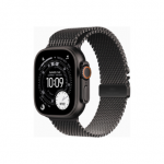 Apple Watch Ultra 3&nbsp;GPS + Cellular&nbsp;49mm&nbsp;Black Titanium Case with Black Titanium Milanese Loop - Medium  Apple