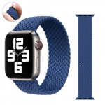 Apple Watch rihm 42mm / 44mm / 45mm / 49mm Atlantic Blue Braided Solo Loop - size 10 (kasutatud, seisukord A)