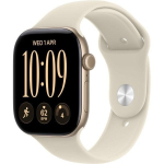 Apple Watch Series 12 GPS 42mm Light Gold Aluminum Case with Sand Sport Band - S/M
