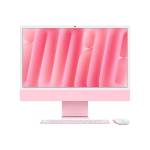 Apple iMac 24" (2024) (M4 8-Core CPU, 8-Core GPU, 16GB RAM, 256GB SSD, INT) Pink