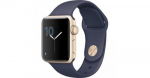 Apple watch rihm 42mm / 44mm Midnight Blue with Gold Pin Sport Band M/L originaal