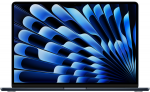Apple MacBook Air 15" (2024) (M3 8-Core CPU, 10-Core GPU, 16GB RAM, 256GB SSD, INT) Midnight