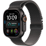Apple Watch Ultra 4 GPS + Cellular 49mm Black Titanium Case with Black Titanium Milanese Loop - Medium