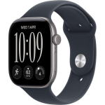 Apple Watch Series 12 GPS + Cellular 42mm Space Gray Aluminum Case with Navy Blue Sport Band - M/L