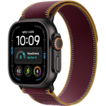 Apple Watch Ultra 4 GPS + Cellular 49mm Black Titanium Case with Burgundy Trail Loop - S/M