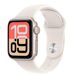 Apple Watch SE 3 GPS 40mm Starlight Aluminum Case with Starlight Sport Band - S/M (uus, avatud pakendis)
