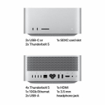 Apple Mac Studio (2025) (M4 Max 14-Core CPU, 32-Core GPU, 36GB RAM, 2TB SSD)