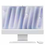 Apple iMac 24" (2024) (M4 8-Core CPU, 8-Core GPU, 16GB RAM, 256GB SSD, INT) Silver