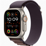 Apple Watch Ultra 2 GPS + Cellular 49mm Titanium Case with Indigo Alpine Loop - Medium