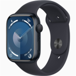 Apple Watch Series 9 GPS 45mm Midnight Aluminum Case with Midnight Sport Band - M/L