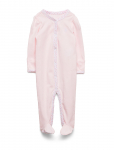 Ralph Lauren Baby - Floral-Trim Cotton Coverall - Pidžaama kombinesoonid - 62-68