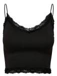 ONLY - Onlvicky Lace Seamless Cropped Top Noos - Rinnahoidja-topid - L/XL