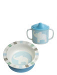 R&auml;tt Start - Elephant, Bowl And Cup, Blue - &Otilde;htus&ouml;&ouml;gikomplektid - ONE SIZE