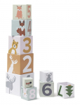 Kid's Concept - Cubes Paper 1-10 Edvin - Virnastatavad klotsid - ONE SIZE
