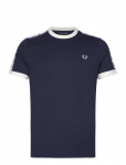 Fred Perry - Taped Ringer T-Shirt - L&uuml;hikeste varrukatega - XS