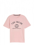 Tom Tailor - Logo Tee - L&uuml;hikeste varrukatega - L