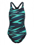 Speedo - Womens Hyperboom Allover Medalist - Ujumisriided - 36