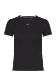 Tommy Jeans - Tjw Slim Essential Rib Ss - L&uuml;hikeste varrukatega - XL
