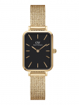 Daniel Wellington - Quadro 20X26 Pressed Evergold G Black - Analoogkellad - 20X26MM
