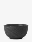Lyngby Porcel&aelig;n - Rhombe Earth Bowl &Oslash;11 Cm Slate - Hommikus&ouml;&ouml;gikausid - 32 CL