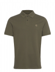 Timberland - Millers River Pique Short Sleeve Polo Leaf Green - L&uuml;hikeste varrukatega - L