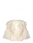 Malina - Alexia Organza Frill Blouse - L&uuml;hikeste varrukatega - XL