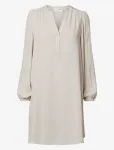 Selected - Slfviva Ls Short V-Neck Dress Noos - L&uuml;hikesed kleidid - 38