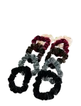 Pipol's Bazaar - Velvet Scrunch Mixed Pack 10 Pcs - Juuksekummid - ONE SIZE
