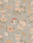 Majvillan - Wallpaper Old Garden Gentle Bluegrey - Wallpapers - 1005X 53CM