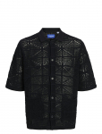 Jack & Jones - Jorretiro Crochet Knit Polo Se25 - L&uuml;hikeste varrukatega kootud polos&auml;rgid - L