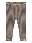 Petit Piao - Ppdante Leggings Merino Wool Striped - Retuusid - 80