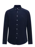 Sebago - Cord Bd Shirt - Velvets&auml;rgid - L