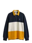 Gant - Blocked Heavy Rugger - Pikkade varrukatega - XXXL