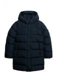 Superdry - Hooded Sports Puffer Mid Jkt - Polsterdatud mantlid - S